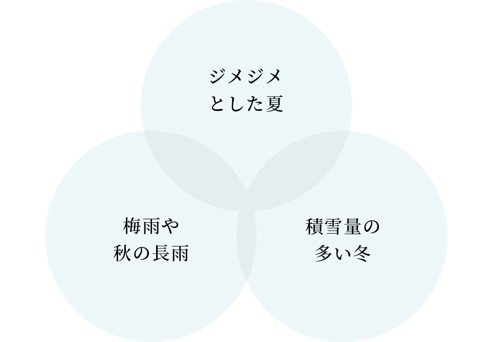 シロアリに住み着かせないイメージ